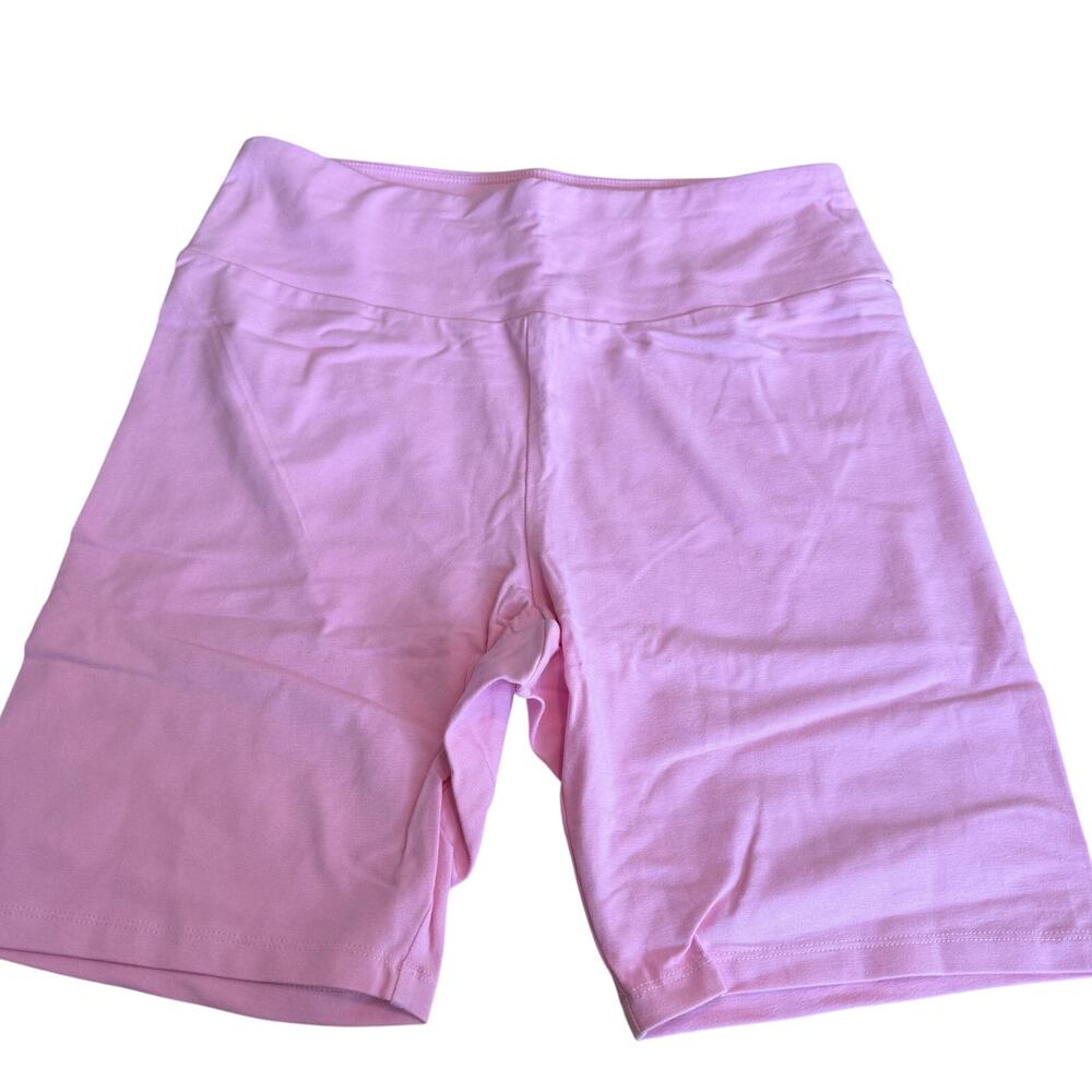 Ava & Viv Women's Plus Size Pink High-Waisted Bike Shorts - Size 1X - NWT